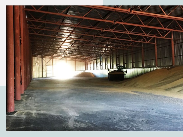 Строительство зернохранилищ в Уссурийске