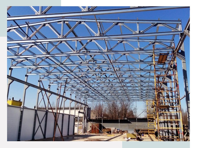 Строительство цехов в Уссурийск от 619 руб. под ключ