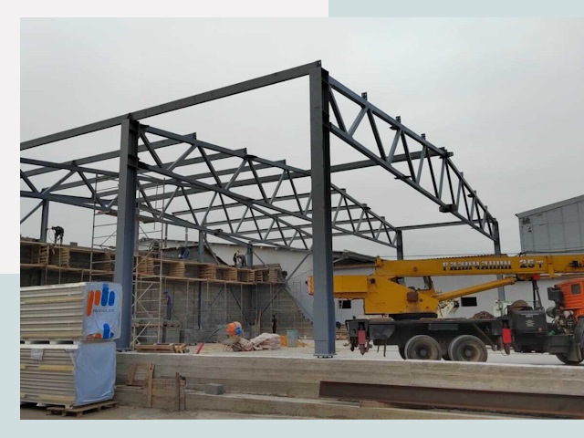 Строительство цехов в Уссурийске