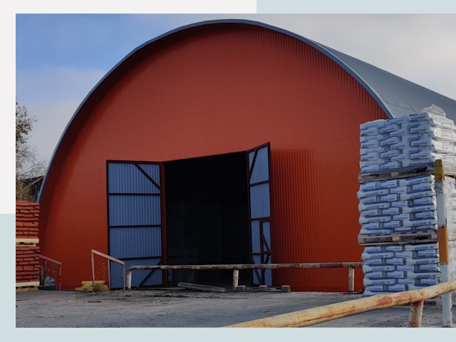 Полукруглые ангары по цене от 619 руб. в Уссурийск