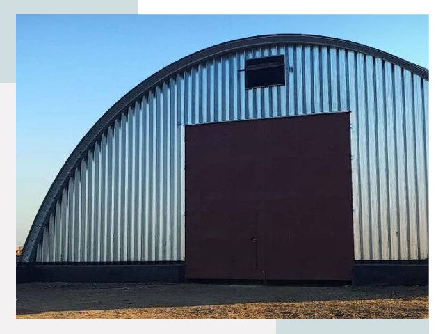 Бескаркасные ангары в Уссурийске