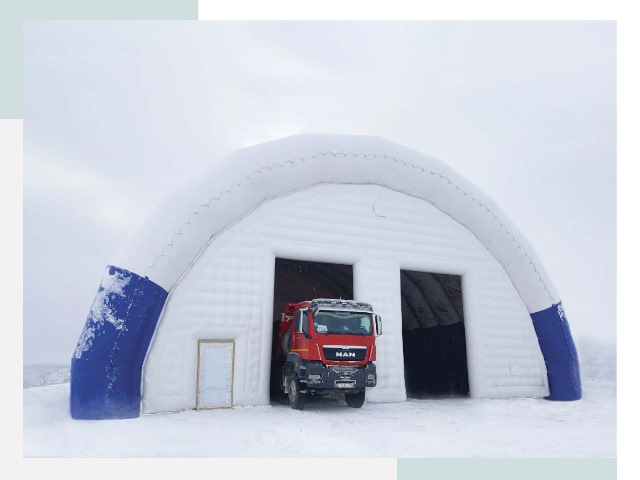 Мобильные ангары в Уссурийске