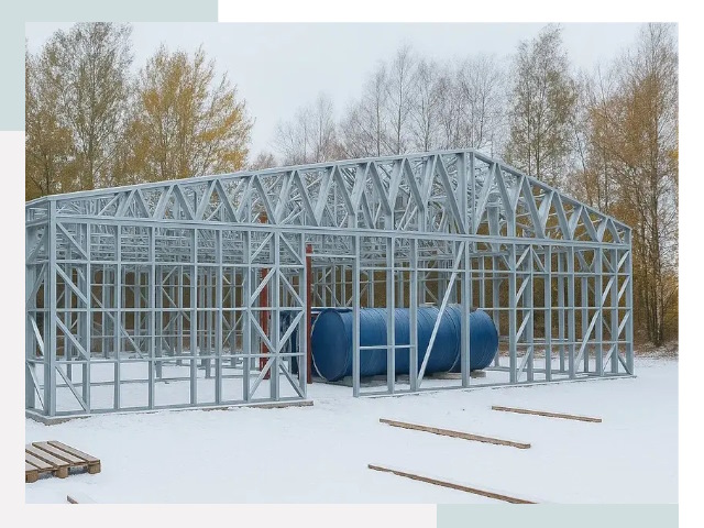 Металлические ангары в Уссурийске