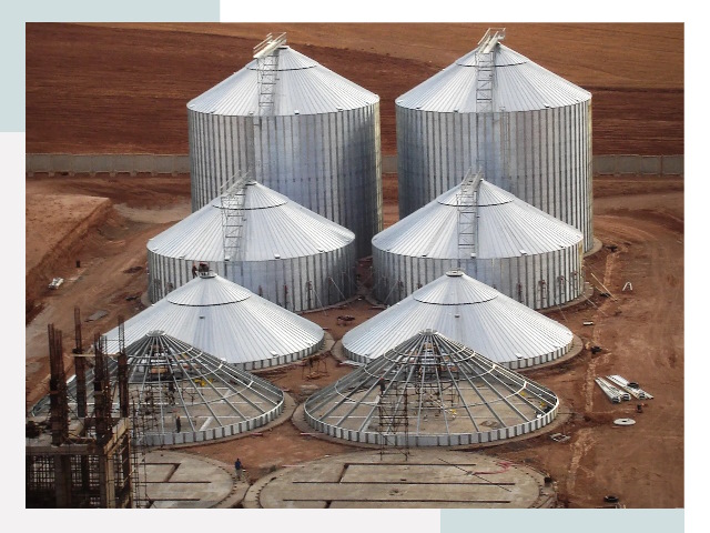 Строительство зерновых силосов в Уссурийске