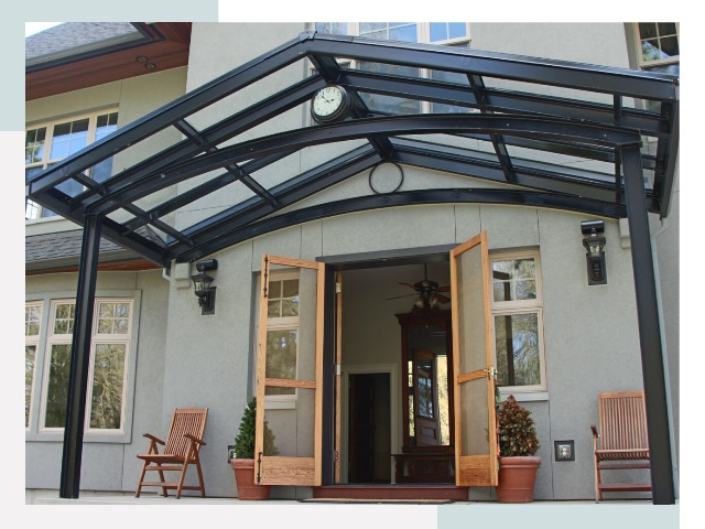 Козырьки металлические в Уссурийске