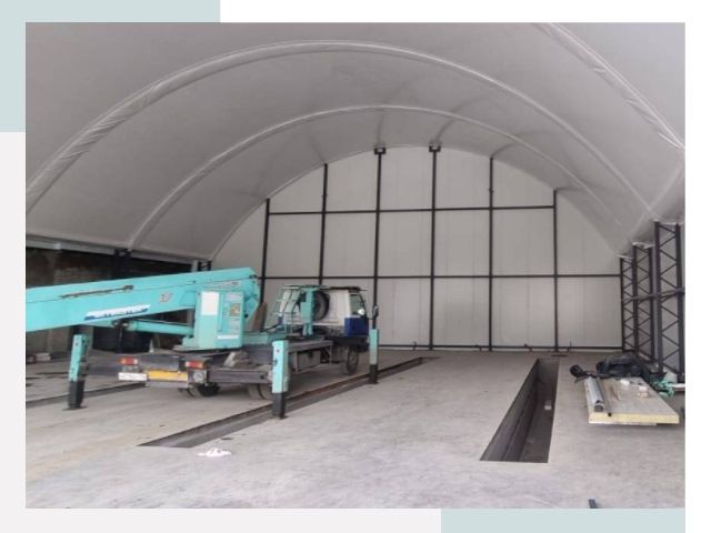 Внутреннее оснащение ангаров в Уссурийске