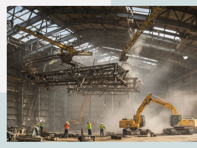 Демонтаж ангаров в Уссурийске от 619 руб. за м²