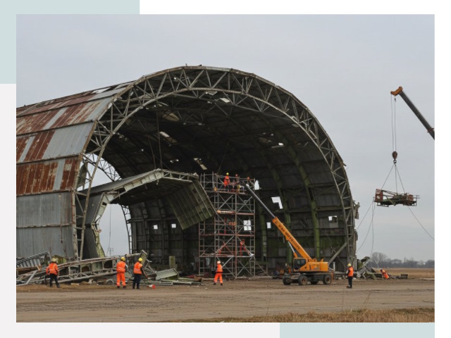 Демонтаж ангаров в Уссурийске