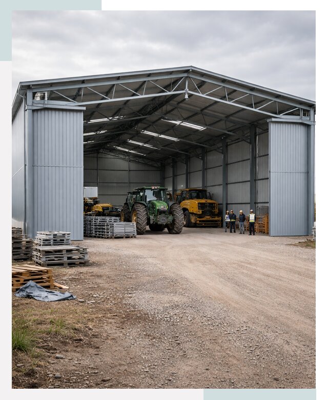 Ангары для сельхозтехники в Уссурийске от 20620 р. | СтальСтрой-Сср