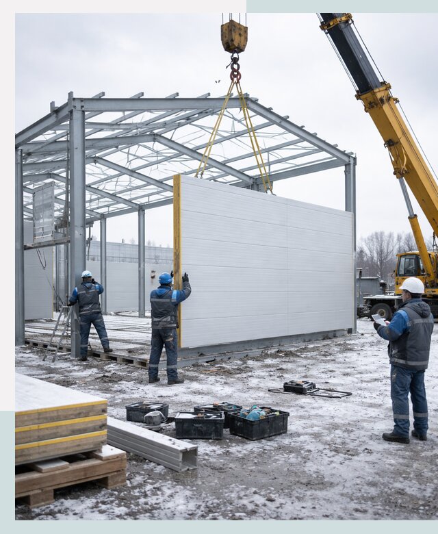 Строительство холодильных складов под ключ в Уссурийске