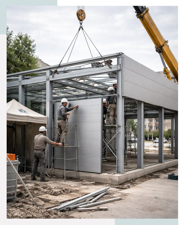 СтальСтрой-Сср: торговый павильон под ключ в Уссурийске от 36085 р.