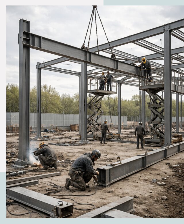 Строительство выставочных павильонов из металлоконструкций в Уссурийске